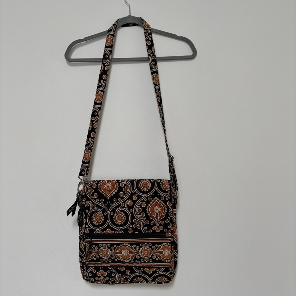 Vera Bradley Crossbody Bag Black Brown Size Medium/Large